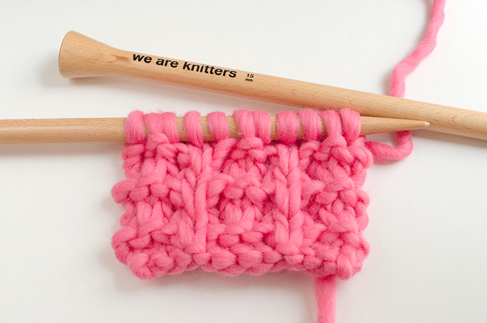 How to knit Whelk stitch